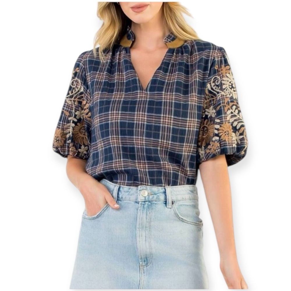 THML The Pretty in Plaid Top